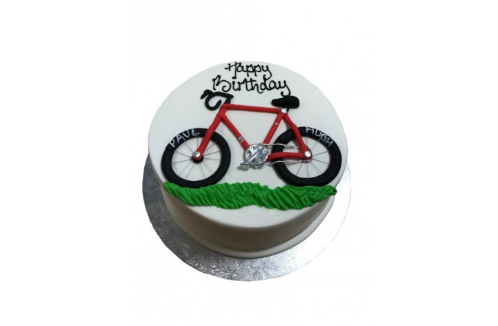 Simple Bicycle Cake